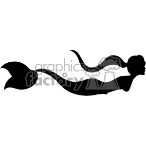 300x300 Royalty Free Mermaid Silhouete Svg Cut File 2 403738 Vector Clip