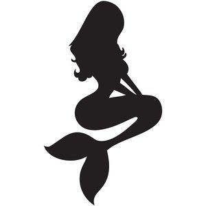 300x300 Mermaid Silhouette Tattoo Cool Art, Photos Tattoos