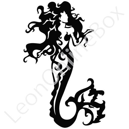 511x511 Mermaid Clipart Tribal