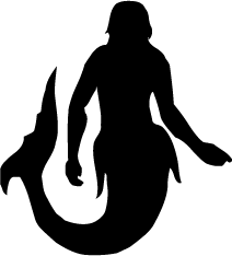 212x234 Mermaid Silhouettes Silhouettes Of Mermaid Free