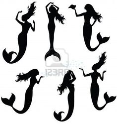 236x249 Mermaid Silhouette Vector Clipart Panda