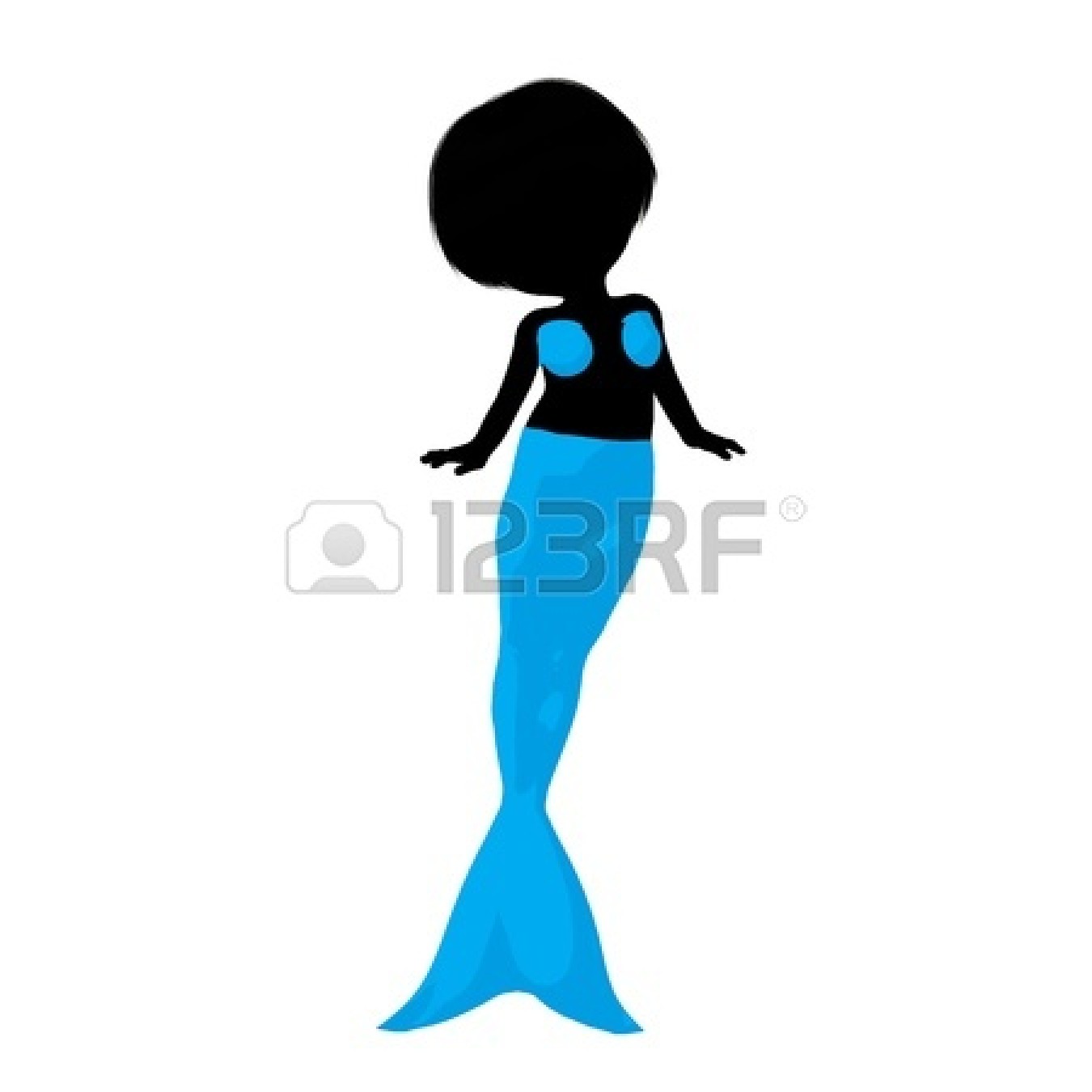 1350x1350 Mermaid Silhouette Little Clipart Panda