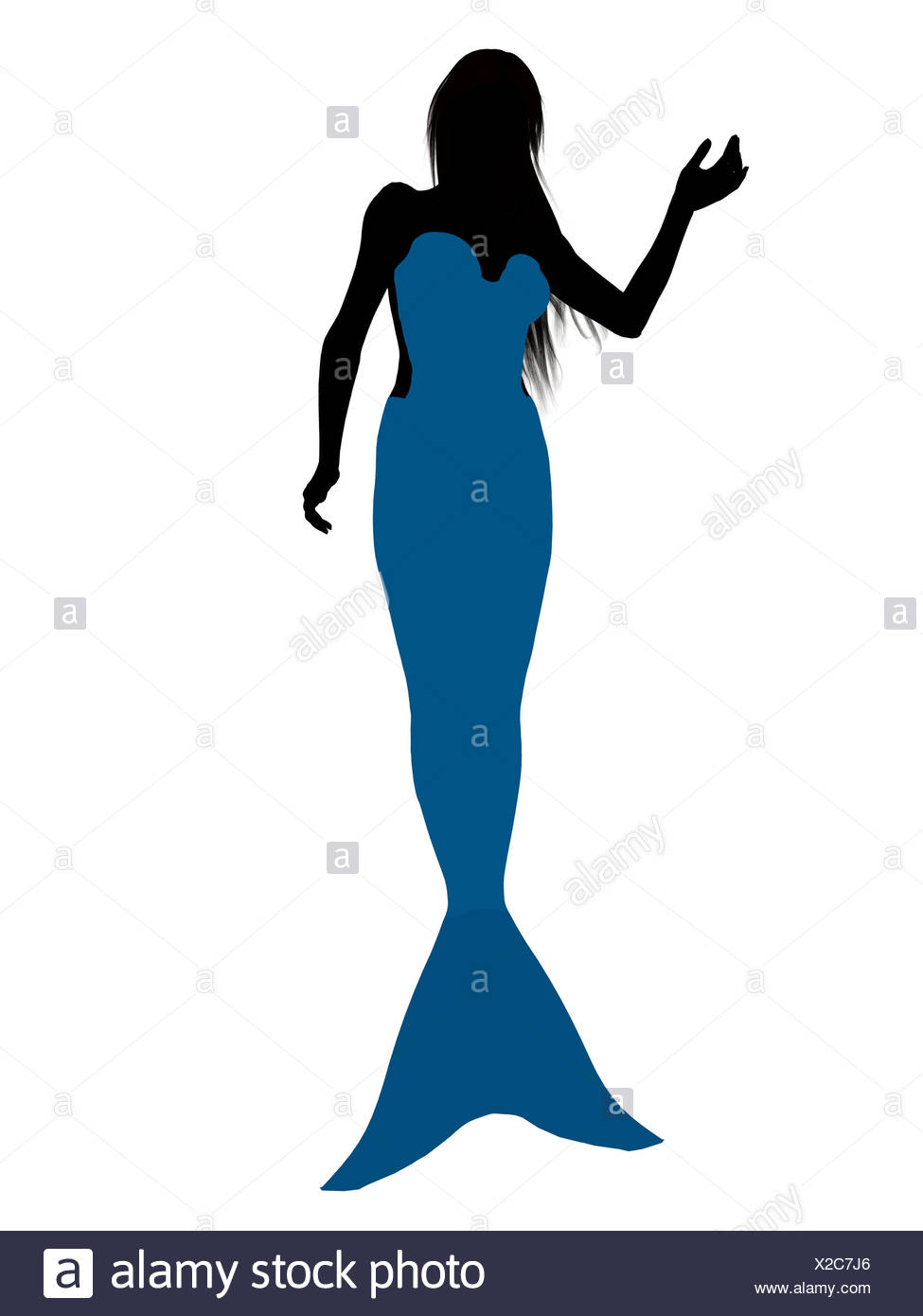 975x1390 Mermaid Silhouette Stock Photos Amp Mermaid Silhouette Stock Images