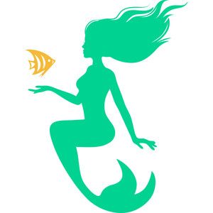 300x300 15 Best Mermaid Sketches Images On Silhouette Cameo