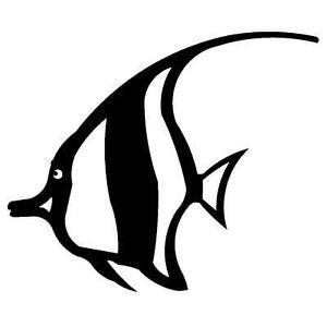 300x300 Tropical Fish Ocean Metal Steel Not Painted 10 Inch Usa Silhouette