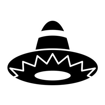 340x340 Free Silhouette Vector Mexico, Souvenir