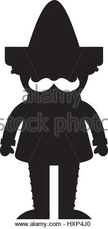 Mexican Hat Silhouette