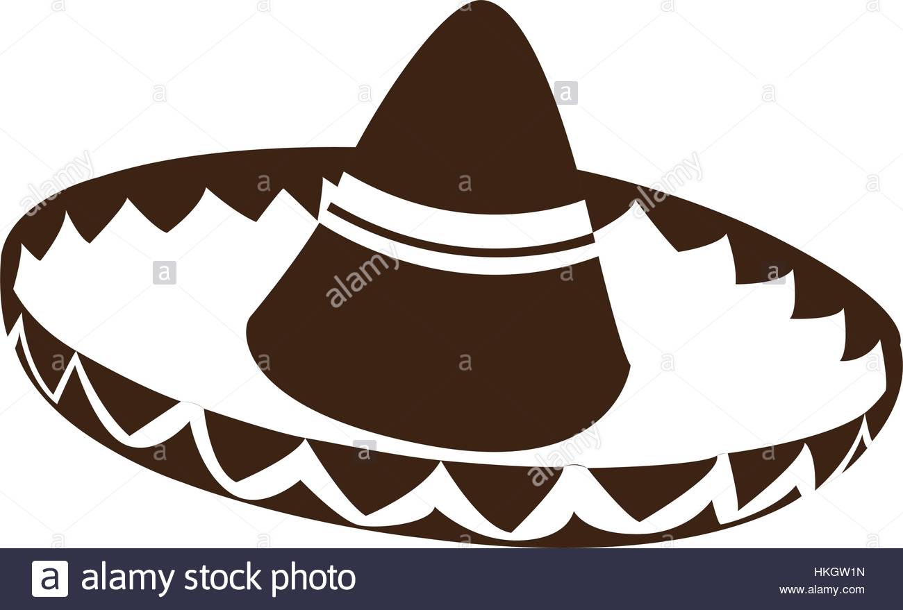 1300x879 Isolated Mexican Hat Stock Vector Art Amp Illustration, Vector Image