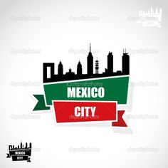 236x236 Mexico City Art Poster Mexico City Skyline Mexico City Wall