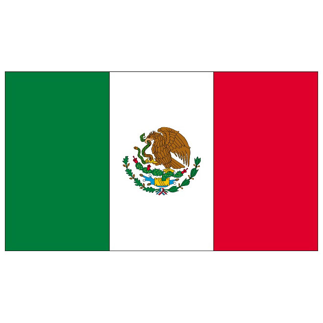 660x660 Mexico Flag Vector