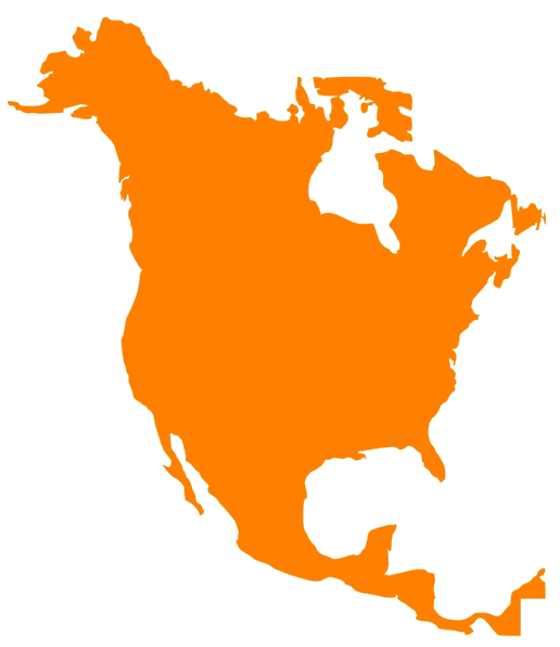 516x596 North America Map Clipart