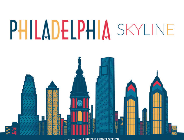 632x480 Philadelphia Skyline Silhouette Free Vector Download 376859 Cannypic