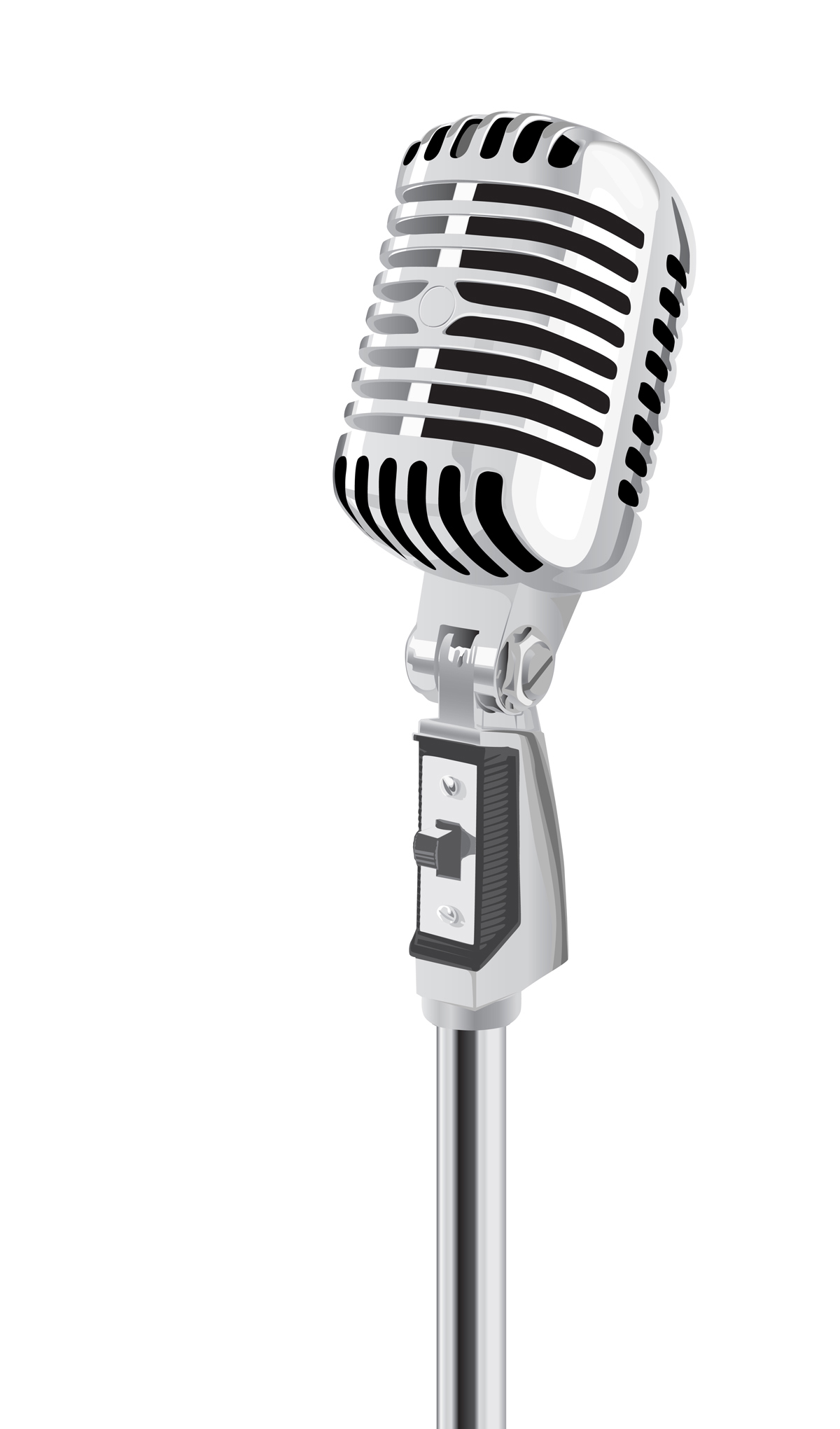 1200x2041 Drawn Microphone Silhouette Many Interesting Cliparts