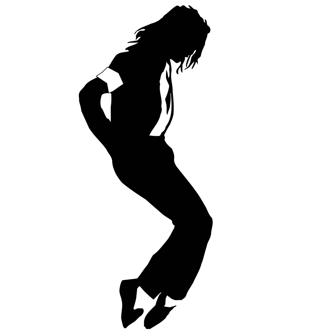 1280x1280 Michael Jackson Silhouette Transparent Png