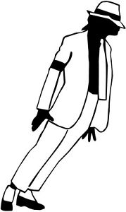 179x300 Michael Jackson Silhouette Car Decal Window Sticker