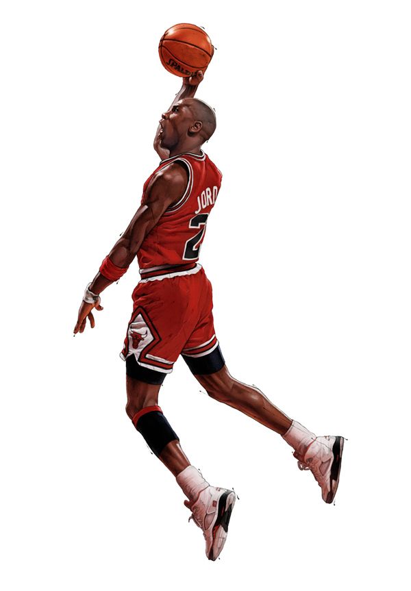 600x863 Jordan Dunk Clipart