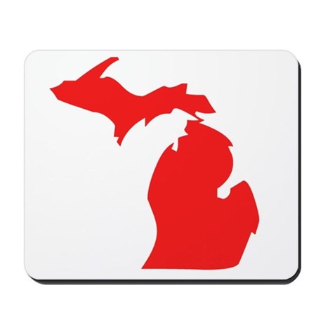460x460 Michigan State Outline Mouse Pads