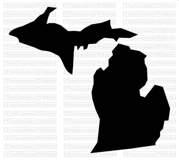 570x510 Michigan State Map Svg Png Jpg Eps Vector Graphic Clip Art