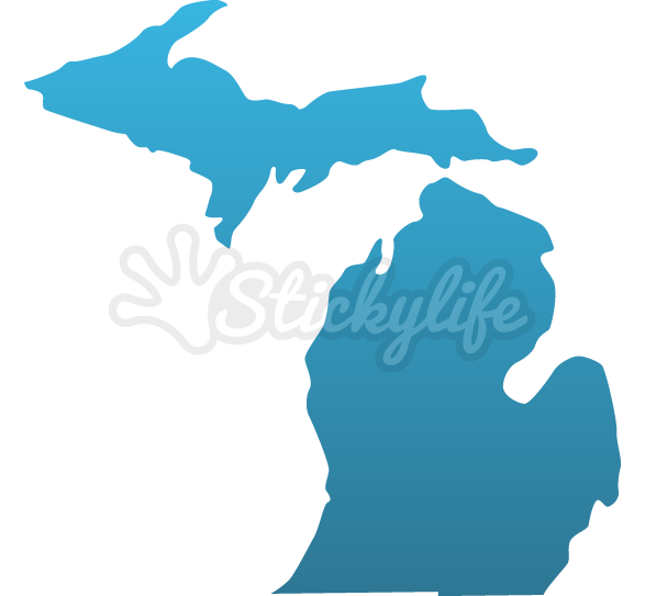 587x543 Michigan Temporary Tattoo