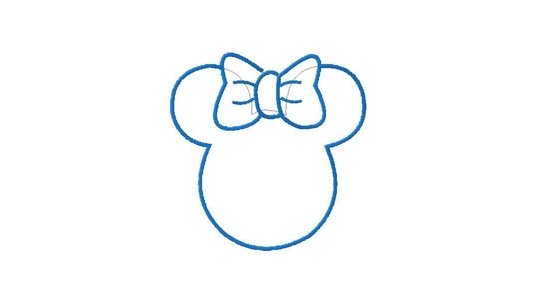1077x610 Blue Mickey Mouse Ears Clipart