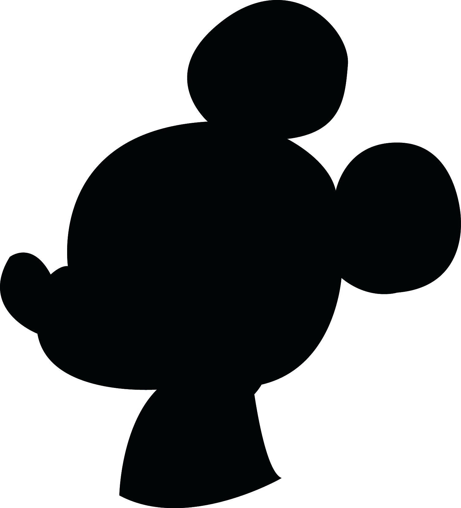1504x1654 Printable Minnie Mouse Head Silhouette Printable Pix For Mickey
