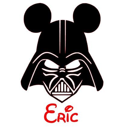413x418 Darth Vader Clipart Mickey Minnie Mouse Head