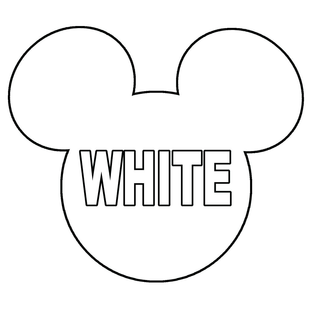 1024x1024 Minnie Mouse Head Silhouette 44984 Template