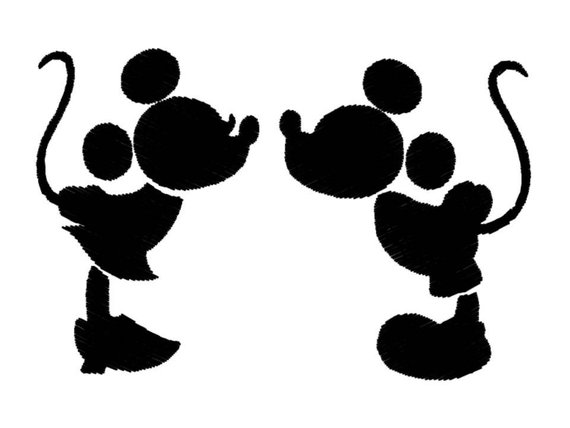 570x428 Silhouette Machine Embroidery Design For Kids, Mickey Mouse