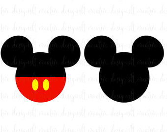340x270 Mickey Mouse Clipart Black Head