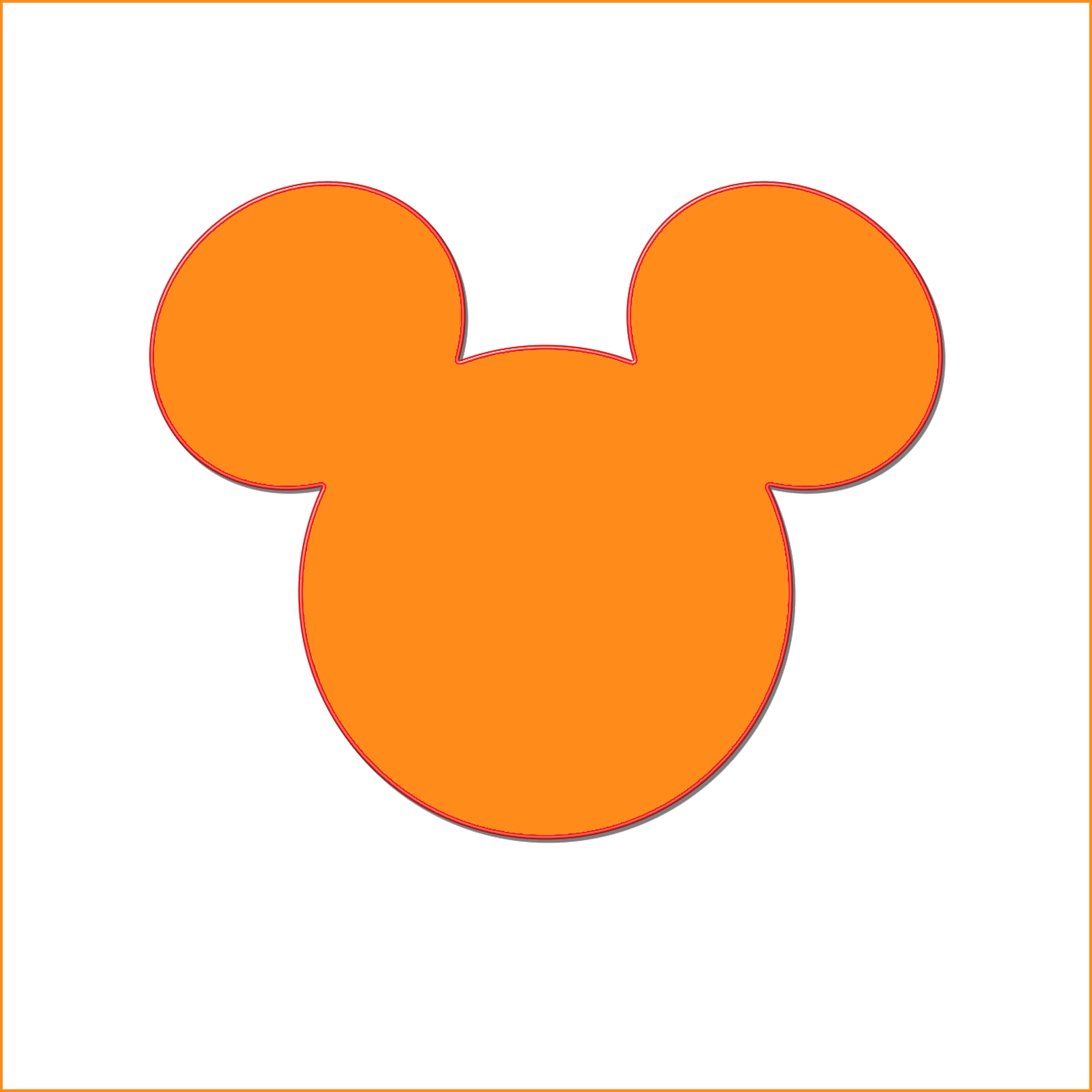 1608x1608 Mickey Mouse Head Mickey Mouse Template Disney Family