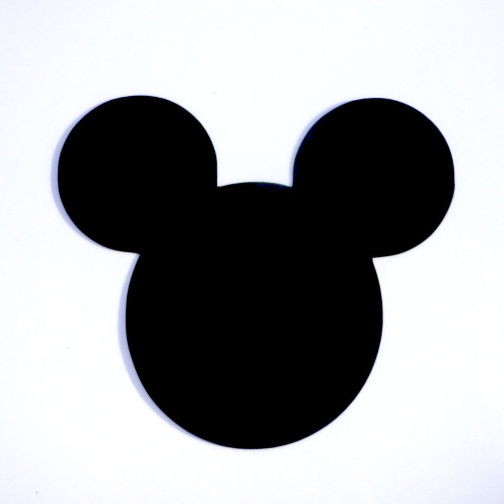 1000x1000 4 Mickey Mouse Head Ears Die Cut Disney's Mickey