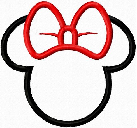 470x440 Mickey Minnie Mouse Head Silhouette Boyama Mickey