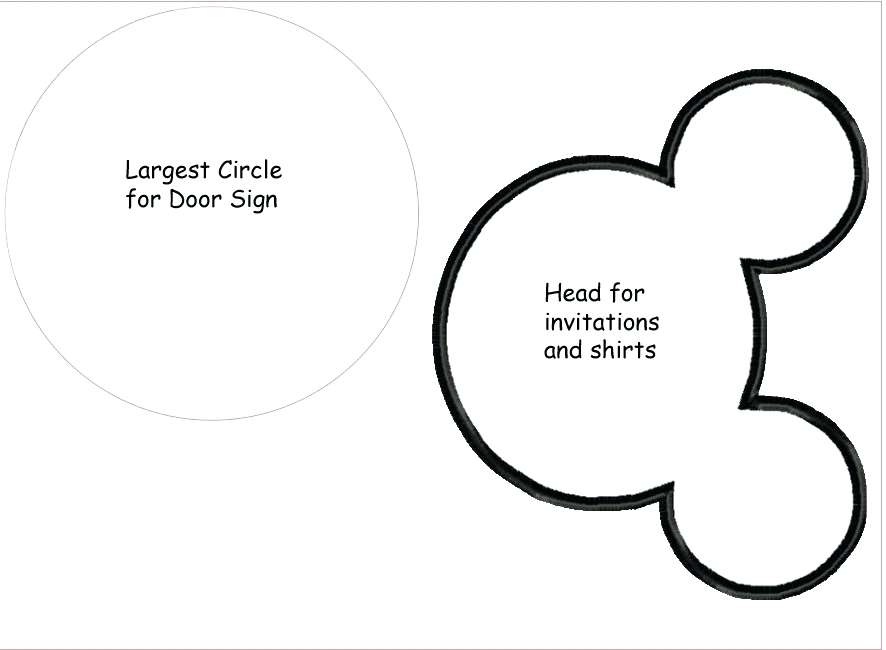 886x650 Mickey Mouse Template Free Printable Mickey Mouse Silhouette