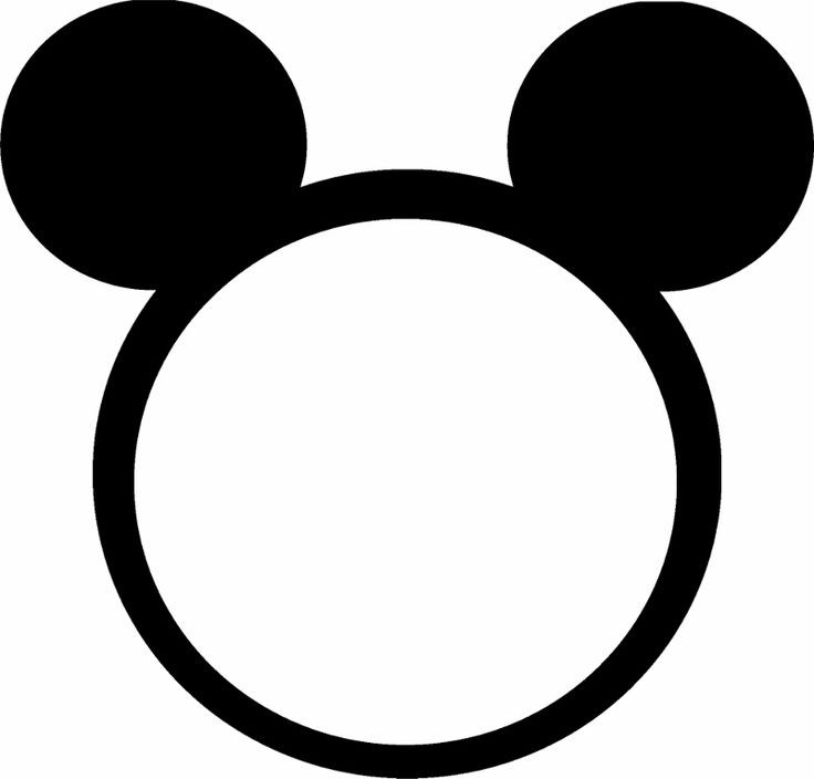 Mickey Mouse Silhouette Image