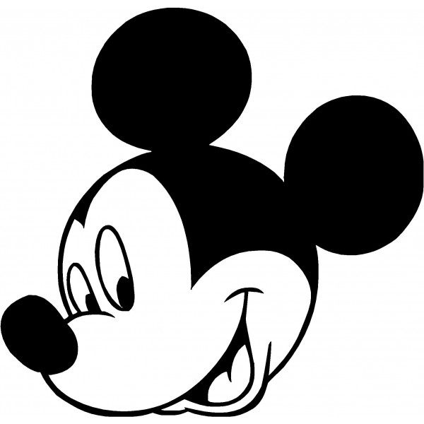 600x600 Mickey Mouse Head Clipart