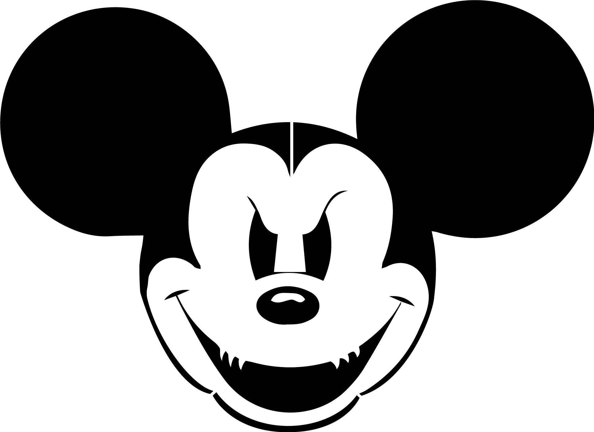 Download Mickey Mouse Silhouette Template at GetDrawings.com | Free ...