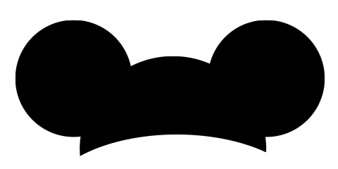 480x240 Imagenes Mickey Mouse Mickey Cricut, Svg File