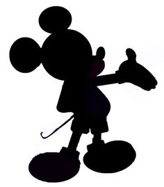 236x269 Disney Mickey Mouse Vinyl Wall Decal 25 Colors Silhouette