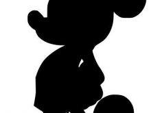 220x165 Mickey Mouse Silhouette Clip Art Mickey Mouse Clip Art Silhouette