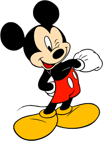 360x491 Mickey Mouse Clip Art Silhouette Free Clipart Images 3