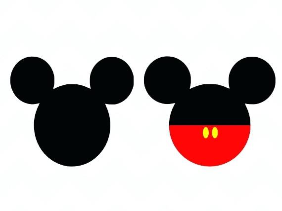 Mickey Silhouette Vector at GetDrawings | Free download