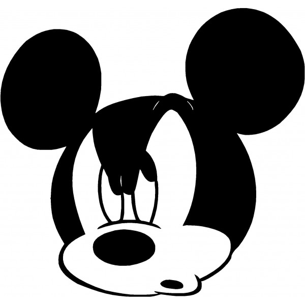 Micky Mouse Silhouette at GetDrawings | Free download