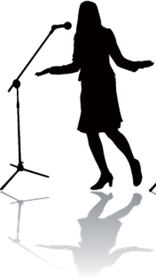 223x399 Speaking Into The Microphone Clipart The Arts Image Pbs