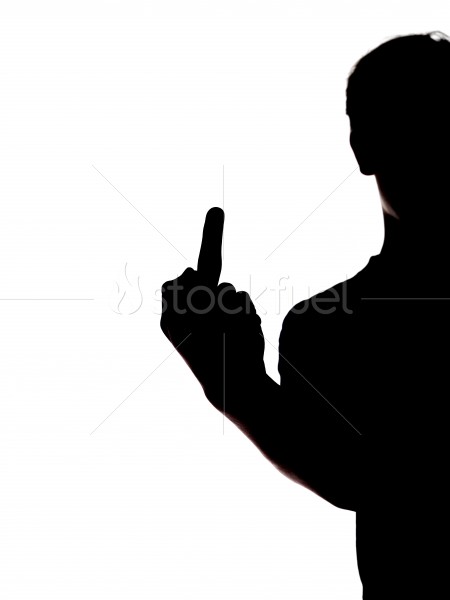 450x600 Middle Finger Silhouette Stock Photo Stockfuel