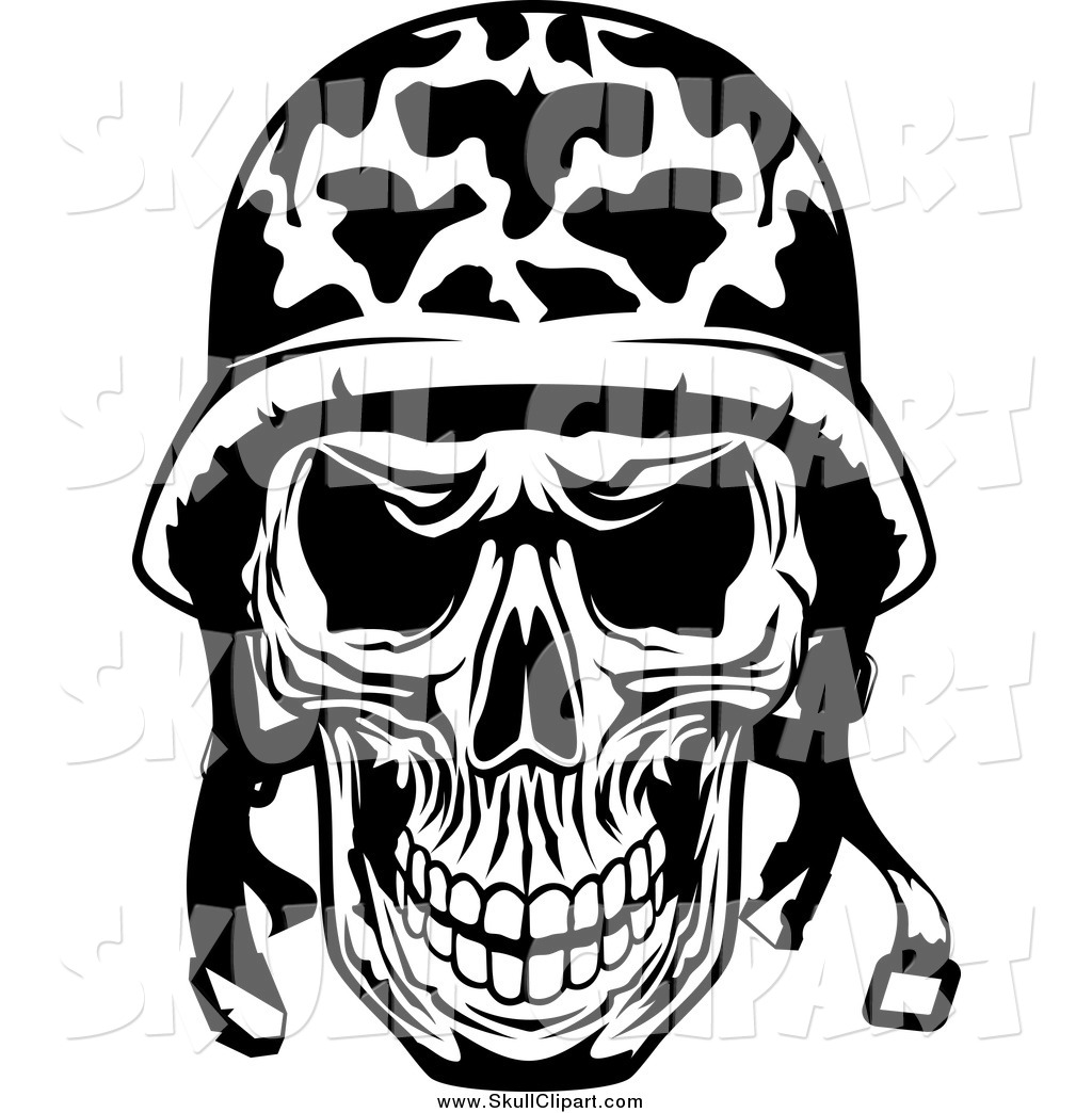 1024x1044 Skull Clipart Military
