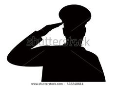 236x178 Woman Soldier Salute Silhouette
