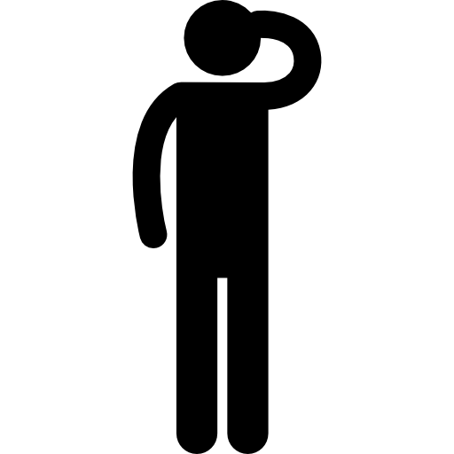 512x512 Militar, Silhouette, Saluting, People, Soldier, Salute Icon