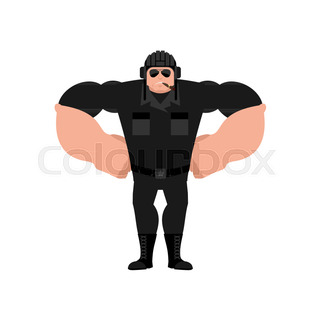 320x320 Military Vehicles Silhouette On A White Background Stock Vector