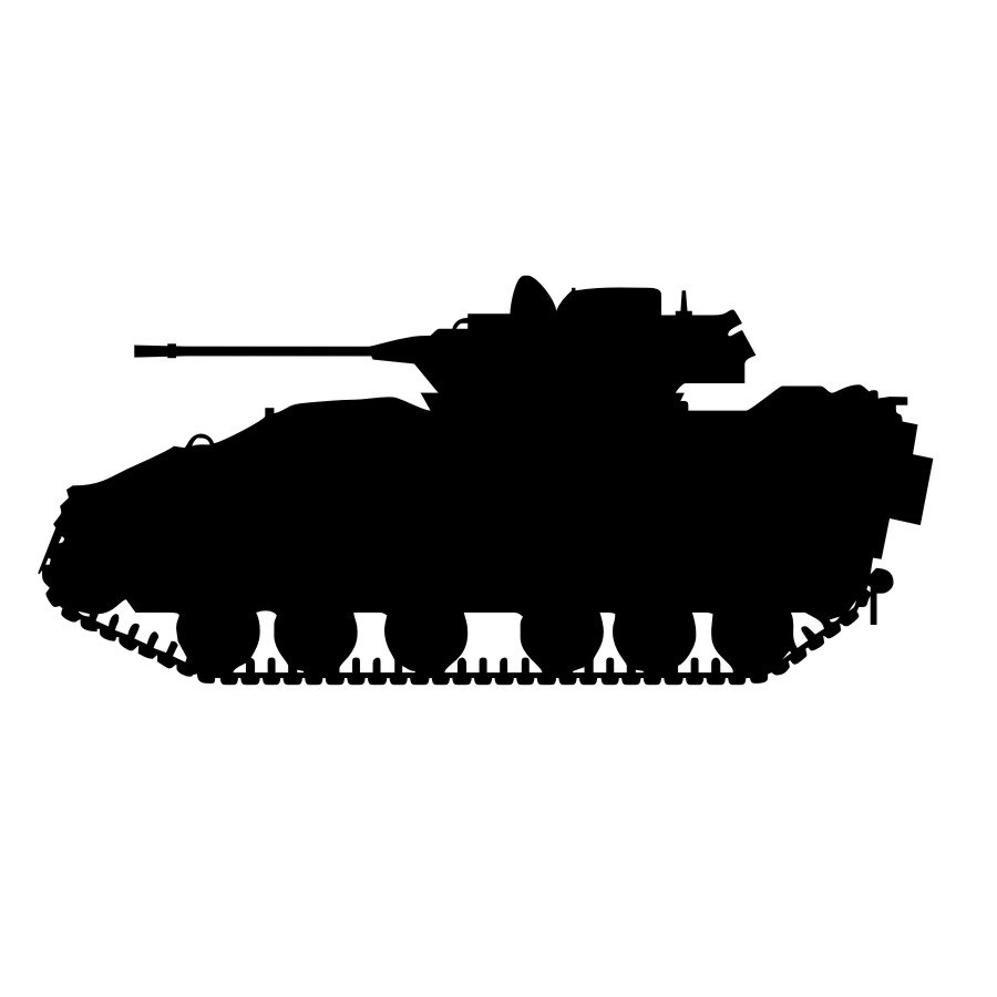 900x900 Military Army Tank Wall Sticker Waterproof Removable Art