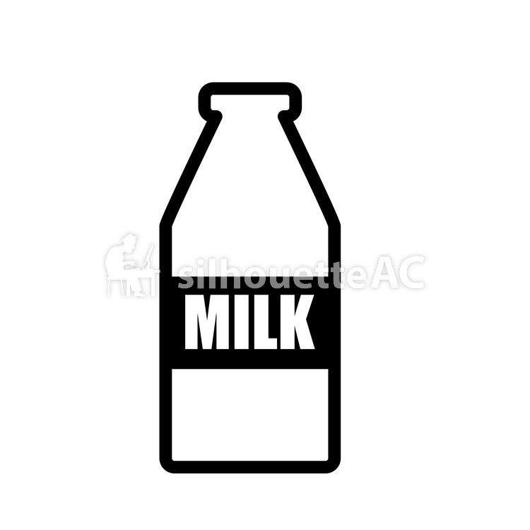 750x750 Free Silhouettes Milk, An Illustration
